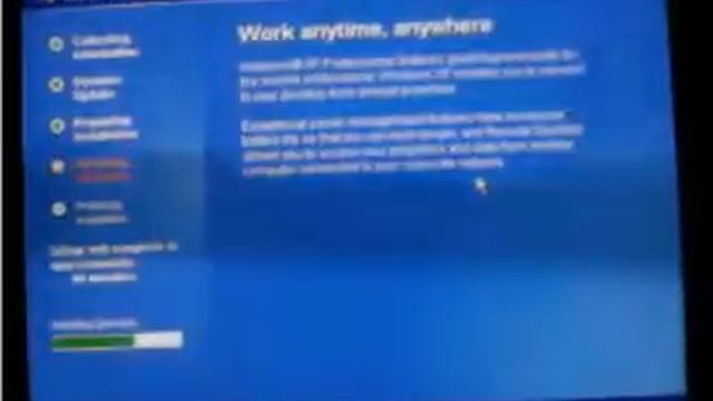 Upgrading to Windows XP Build 2494 смотреть онлайн