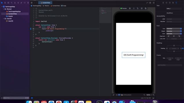 000.Swift UI - iOS Hello World смотреть онлайн