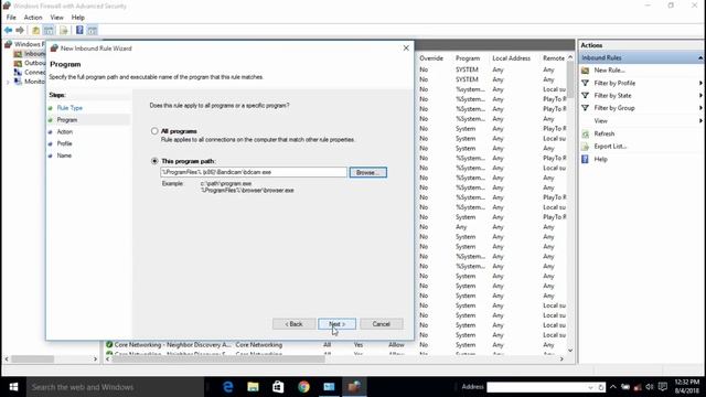 Block or Allow Applications Accessing Internet in Windows 10 Firewall смотреть онлайн