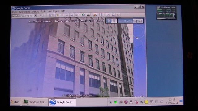 Fujitsu Loox F-07C Google Earth / VLC Performance Test смотреть онлайн