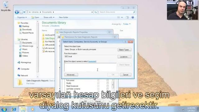 Windows 7 Ders 5.2 - Dosya ve Klasörlere Erişim смотреть онлайн