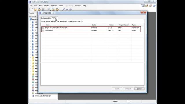 oXygen XML Editor - Add-ons Support смотреть онлайн