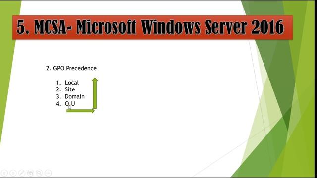 8. MCSA 2016 |What is GPO Precedence in Server 2016 смотреть онлайн