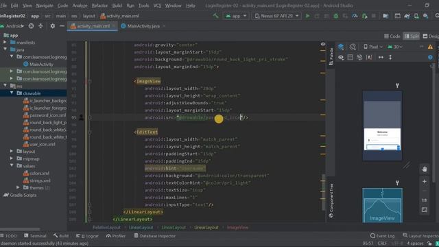 Modern Login and Register Screen UI Design in Android Studio - Part 2 | Android UI design Tutorials смотреть онлайн