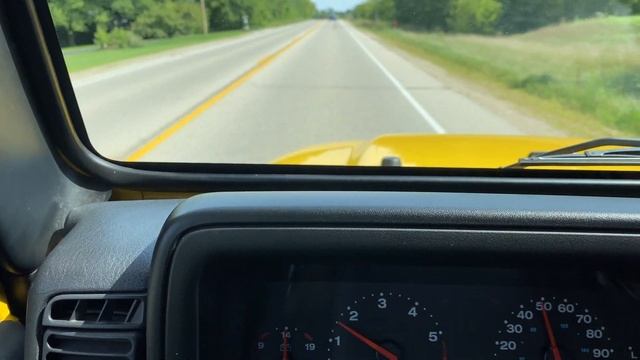 2004 Yellow TJ Jeep wrangler смотреть онлайн