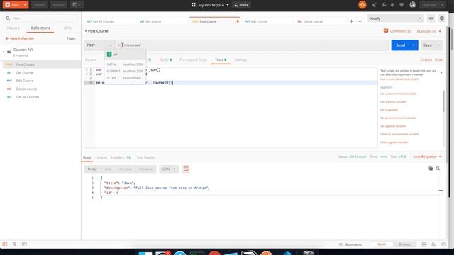 Postman Global Variables смотреть онлайн