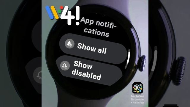 Remove permanent notification on TicWatch on Wear OS 3 for Bubble Cloud Launcher / Watch Face смотреть онлайн
