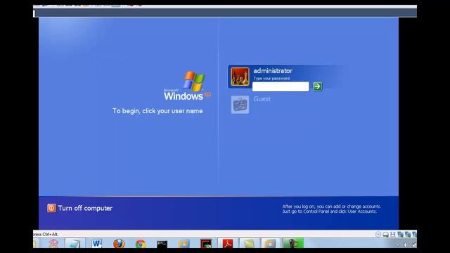 Byepassing windows Administrator password using Hiren - Part 1 смотреть онлайн