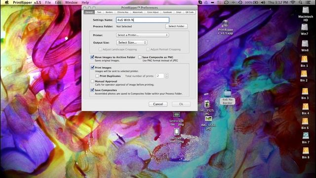 Printripper Basic Setup (Borderless, with Portrait and Landscape Borders) смотреть онлайн