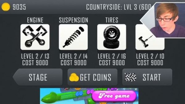 HILL CLIMB RACING (iPhone Gameplay Video)