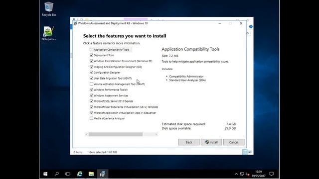 Tutorial - MDT Installing Assessment And Deployment Toolkit For Windows 10