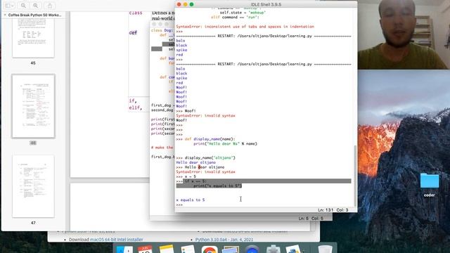 python warmup for solving puzzles, first part смотреть онлайн