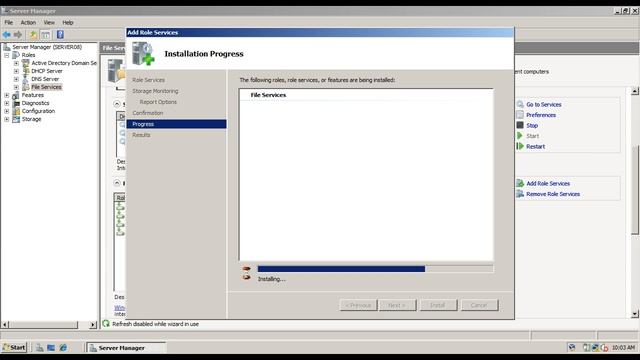 Installation of File Service's Role Service in Windows Server 2008.mp4 смотреть онлайн