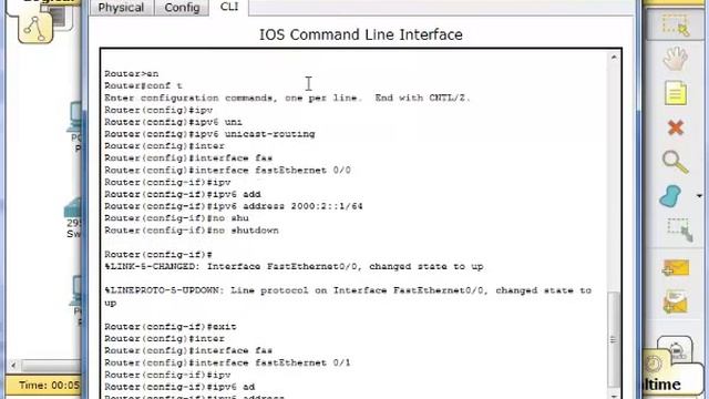 How to configure IPv6 static routing in packet tracer смотреть онлайн