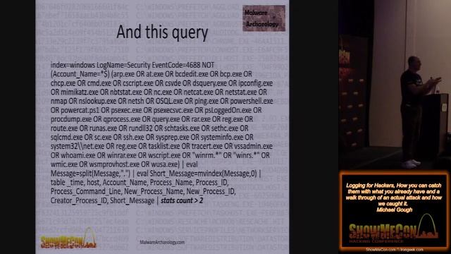 BA05 Logging for Hackers How you can catch them with what you already have and a walk through of an смотреть онлайн