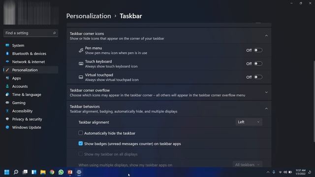 How to change taskbar location in windows 11 смотреть онлайн