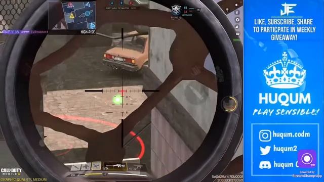 HUQUM is LIVE 🛑 | COD MOBILE LIVE смотреть онлайн