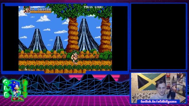 🔴Joe & Mac Caveman Ninja проходим на SEGA MD 2🔴 смотреть онлайн