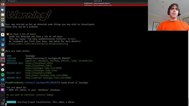 LocalGov Drupal - how to install locally on Ubuntu for testing or development смотреть онлайн