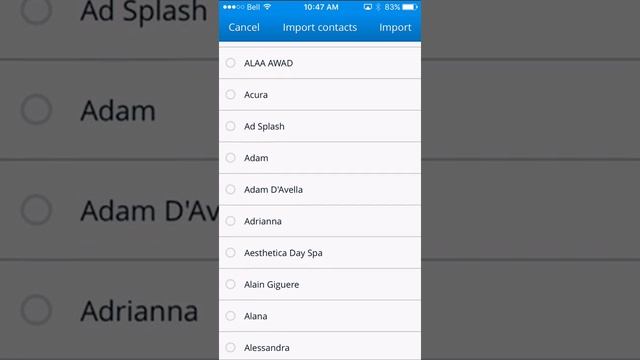 How to import contacts from your device смотреть онлайн