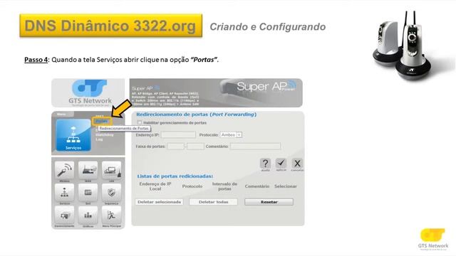 GTS Network Câmera IP Acesso Remoto com DNS Dinâmico no 3322 org YouTube смотреть онлайн