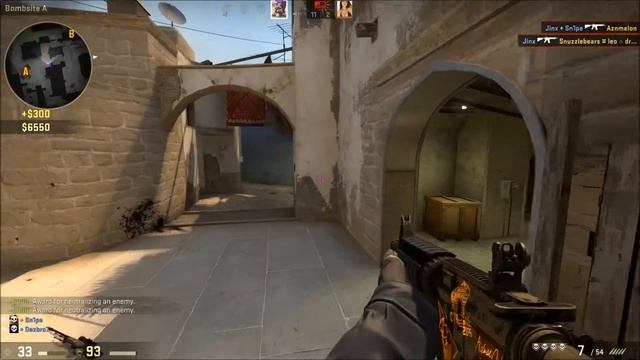 CS GO: Insane ace with zero seconds left смотреть онлайн