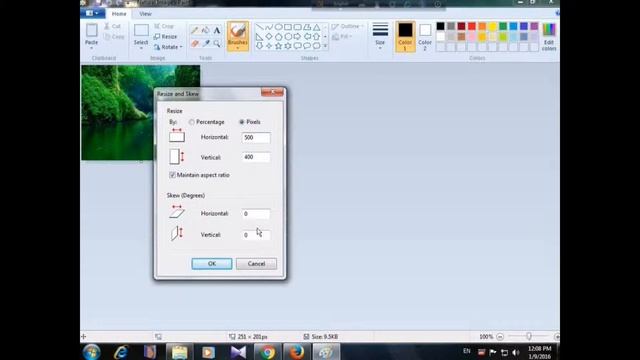 How to Resize image in paint смотреть онлайн