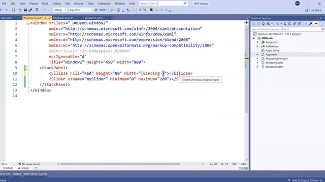 19.Learn WPF in small Steps: Element to Element Binding смотреть онлайн