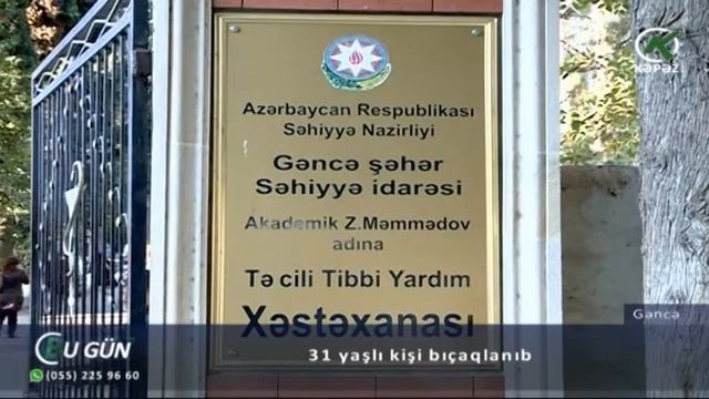 31 Yaşlı Kişi Bıçaqlanıb