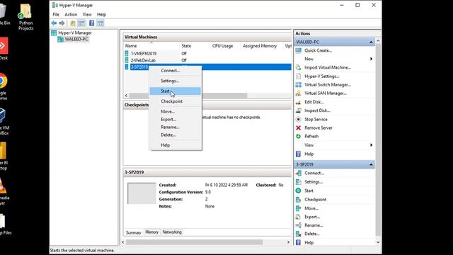How to #Enable Hyper-v on windows 10 and #install #windows 2016 #OnTrack #waleedAlsayed смотреть онлайн