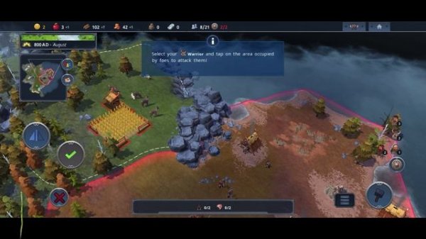 Northgard Mobile Multiplayer Update Gameplay (Android, iOS)