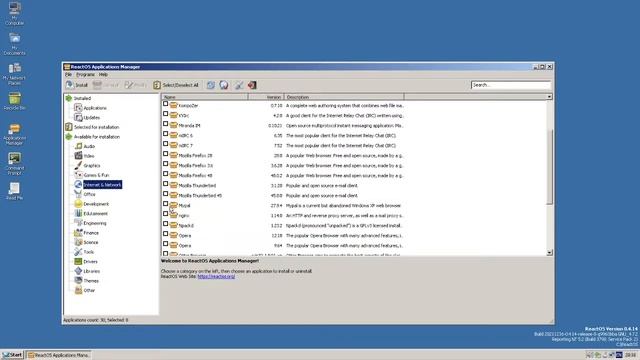 Installing ReactOS - Very fast Windows clone смотреть онлайн