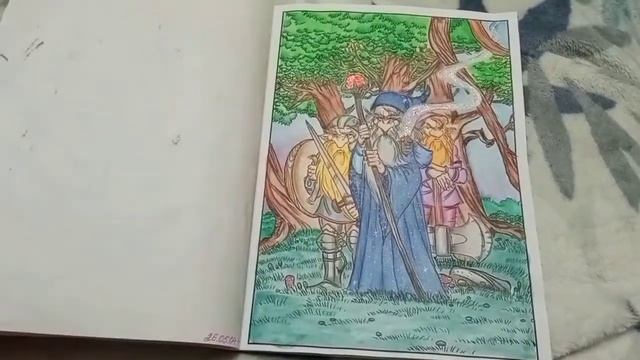 Законченная раскраска FANTASY DESIGNS!!!!!!