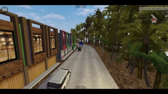 MOD MAPS BUSSID PEDESAAN DI KARAWANG ‼️ Serasa Tinggal Dipedesaan - BUSSID 3.7