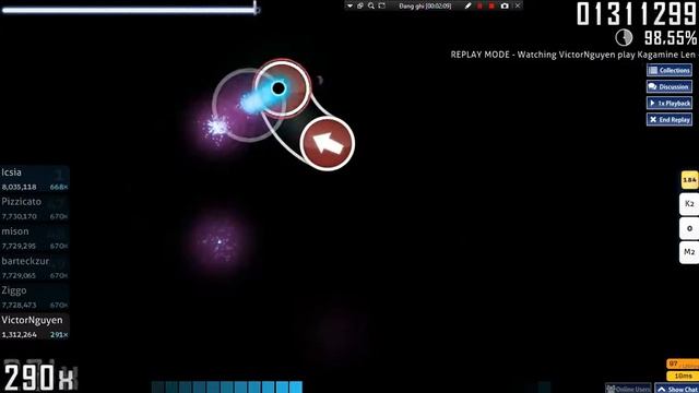 [Osu! Test Skin] SPICE_Kagamine Len (Len) Rank: S смотреть онлайн