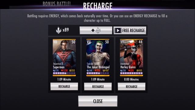 Injustice ios Unlimited Energy смотреть онлайн