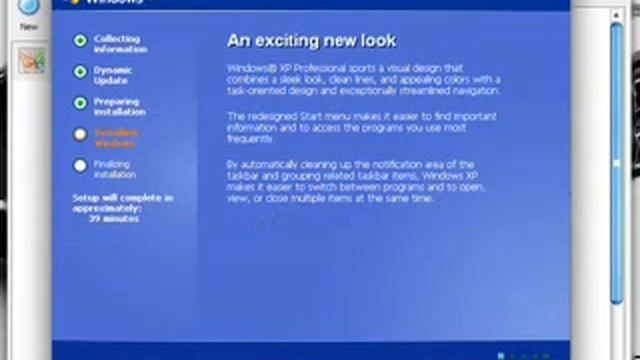 Windows XP Formatting in a Virtual Machine. смотреть онлайн
