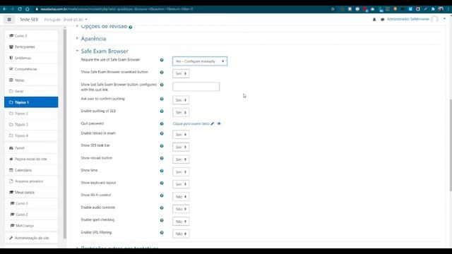 Safe Exam Browser (SEB): utilização na perspectiva do(a) professor(a) смотреть онлайн