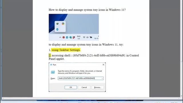 Display & manage system tray icons in Windows 11 смотреть онлайн
