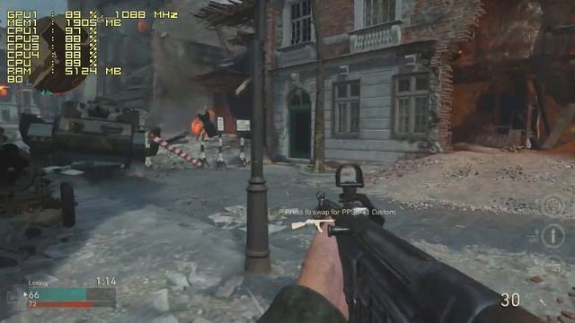 Call Of Duty: WWII On AMD A12-9800 R7 iGPU. Gameplay Benchmark. смотреть онлайн