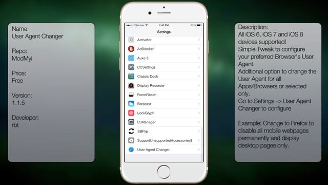 User Agent Changer: Force Desktop Versions of Sites On Your iPhone Rather Than Mobile Versions смотреть онлайн