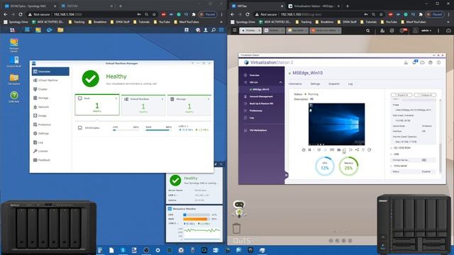 Synology DSM vs QNAP QuTS Hero NAS - Virtual Machine Deployment смотреть онлайн