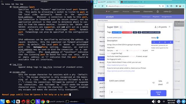 CTF - PicoCTF - Super SSH