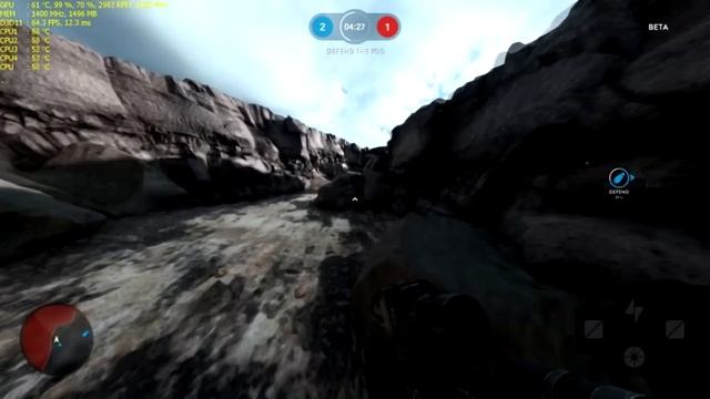 Star Wars Battlefront AMD Driver 15.9.1 Beta Ultra settings Gigabyte Radeon R9 270X Windforce 3x OC смотреть онлайн