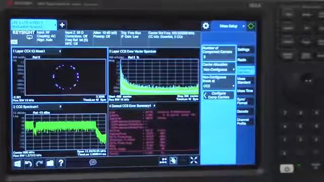 LTE Advanced Carrier Aggregation Test Using Keysight N9020B MXA Signal Analyzer смотреть онлайн