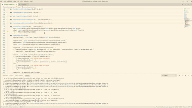 Vulkan in Python Tutorial 6 Swapchain Creation (deprecated) смотреть онлайн