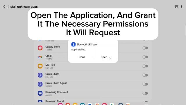How To Install The Bluetooth L.E. Spam App On Android смотреть онлайн