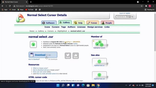 How to Change Mouse Cursor on windows 7/8/10/11 | How to Change Mouse Pointer смотреть онлайн