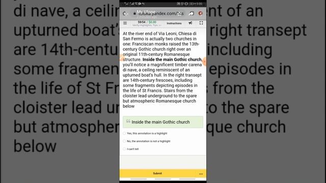 Verify Highlights, Tips, and Facts from Text for a Place - Training Guide - toloka.yandex смотреть онлайн