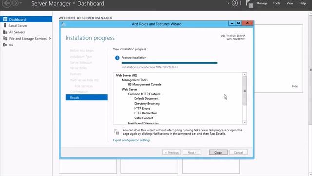IIS 8 en Windows Server 2012 смотреть онлайн